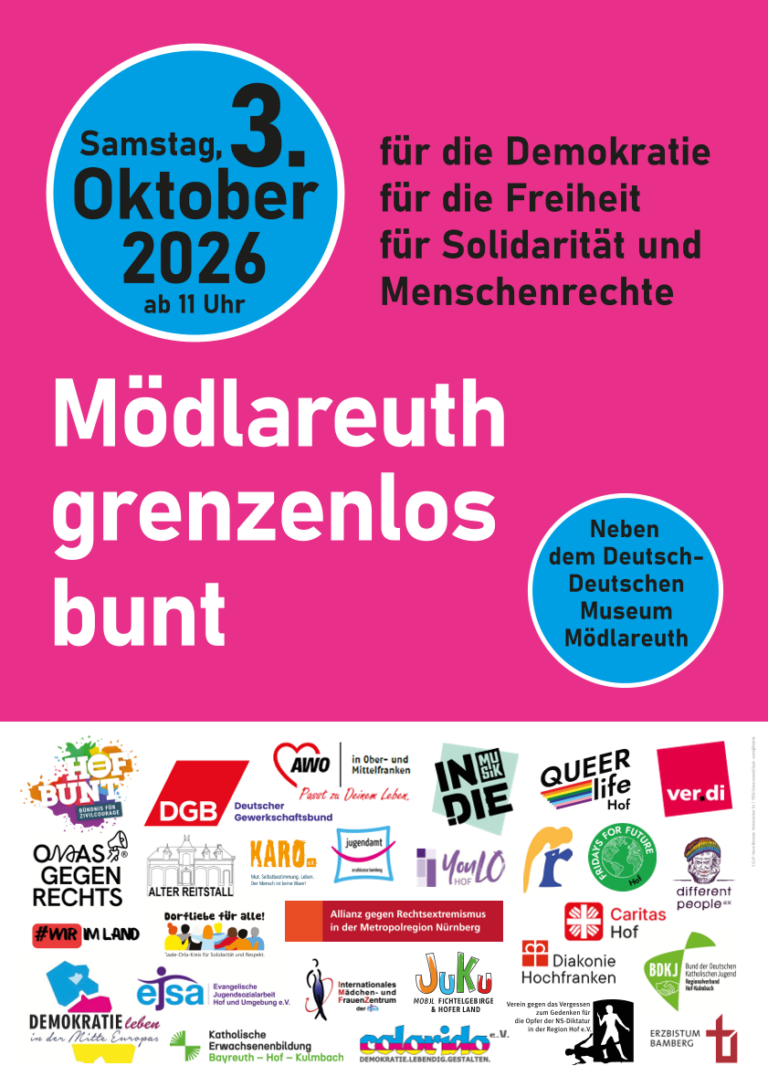 Mödlareuth grenzenlos bunt – mit dem Altdorfer Netzwerk am Demokratiefest